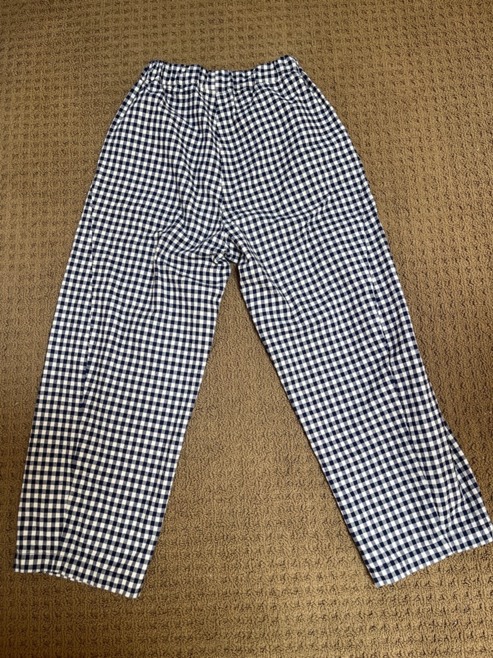 Le Bon Shoppe Arc Pants in Navy & White Gingham - S - Picture 6 of 6